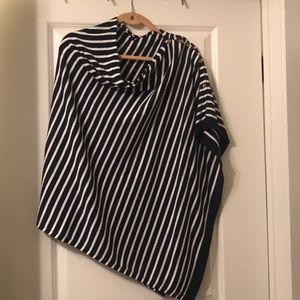 Lilly Pulitzer striped poncho, one size